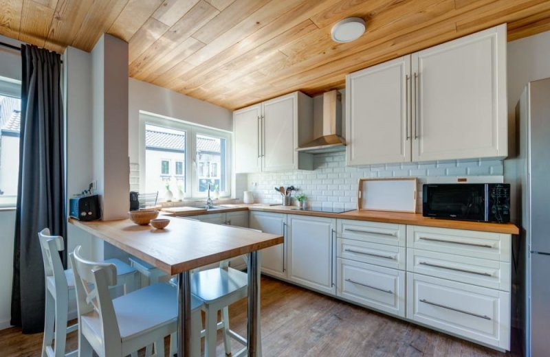 Eethoek maison loic belgie boekjebungalow