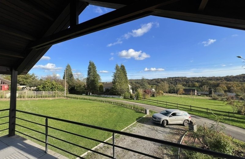 Uitzicht pre vert septon ardennen belgie boekjebungalow