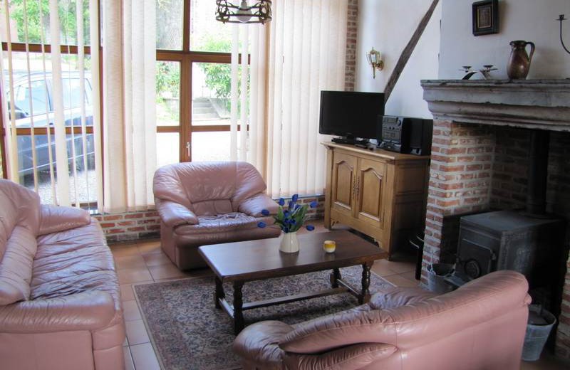 Vakantiehuis sommette woonkamer belgische ardennen